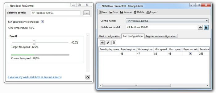 Notebook Lüfter steuern mit NoteBook FanControl (NBFC) technikkram.net