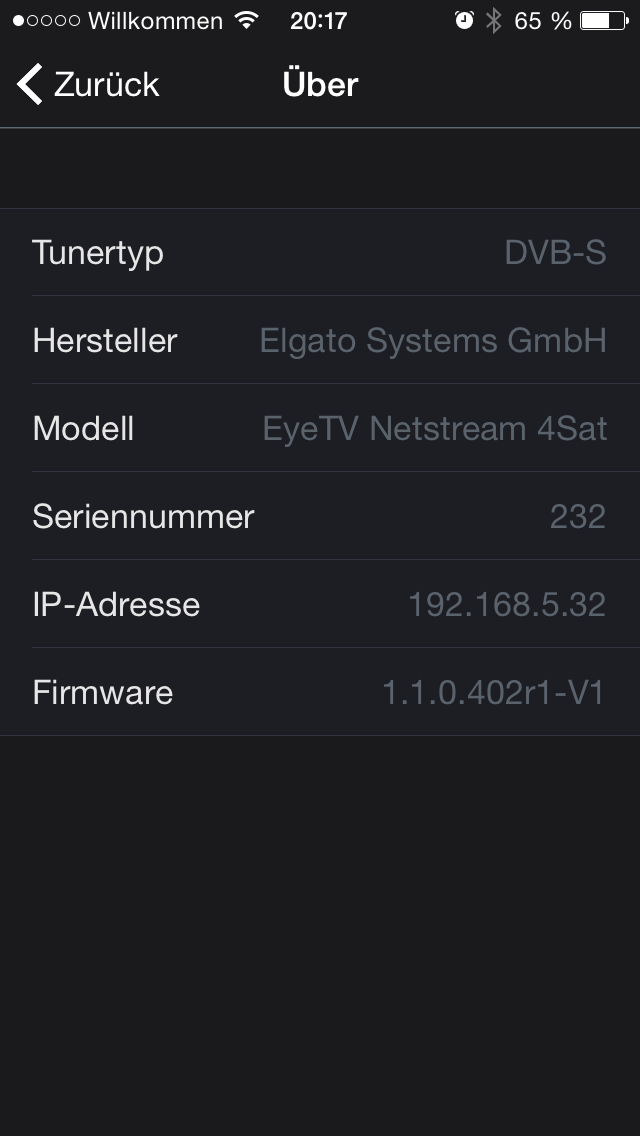 EyeTV Netstream 4Sat Firmware 3