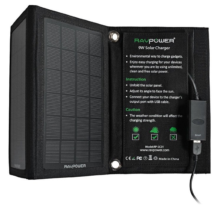 Review solar Ladegerät von RAVPower mit 15W Leistung - Ravpower Solar
