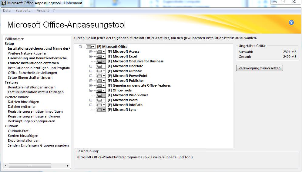 Lösung wenn Lync 2013 und OneDrive for Business trotz Verteilung per MSP nicht installiert sind - Msp