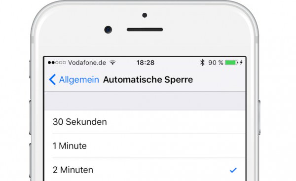 iOS9-Sperre