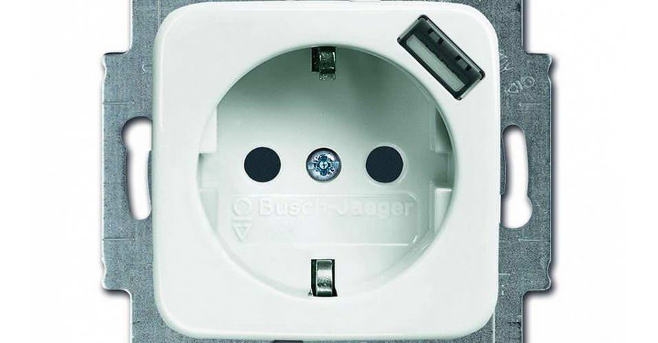 USB-Geräte laden leicht gemacht - Die Schucko USB-Steckdose - Busch Jaeger Steckdose Usb