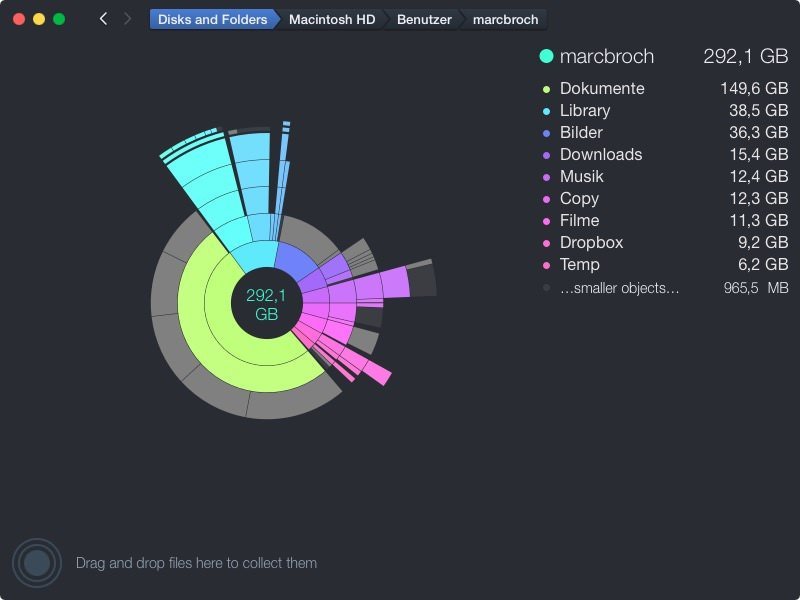 DaisyDisk 4.0 macht belegten Speicherplatz sichtbar - Daisydisk New