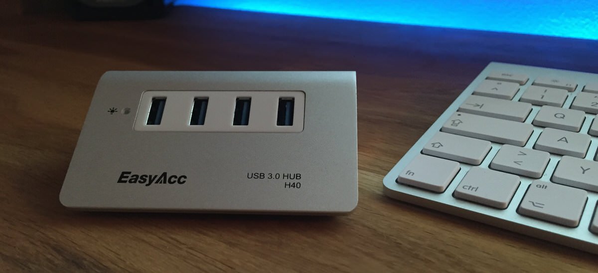 4 Port USB 3.0 Aluminium Hub für den Mac zu gewinnen - Easyacc Usb Hub New