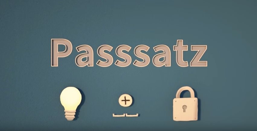 Ein Passsatz ist einfacher zu merken als ein Passwort - Passsatz Ist Sicherer
