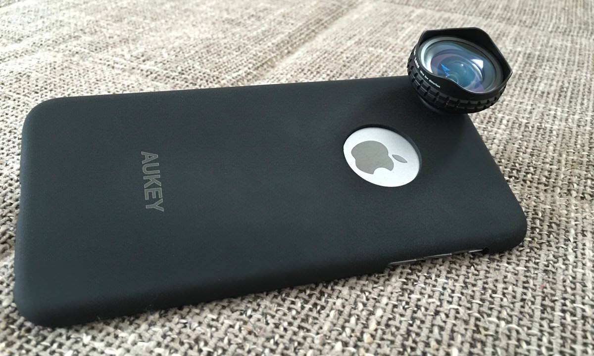 Weitwinkel Objektiv mit Schutzhülle für iPhone 6 Plus - Aukey Weitwinkel Objektiv 1