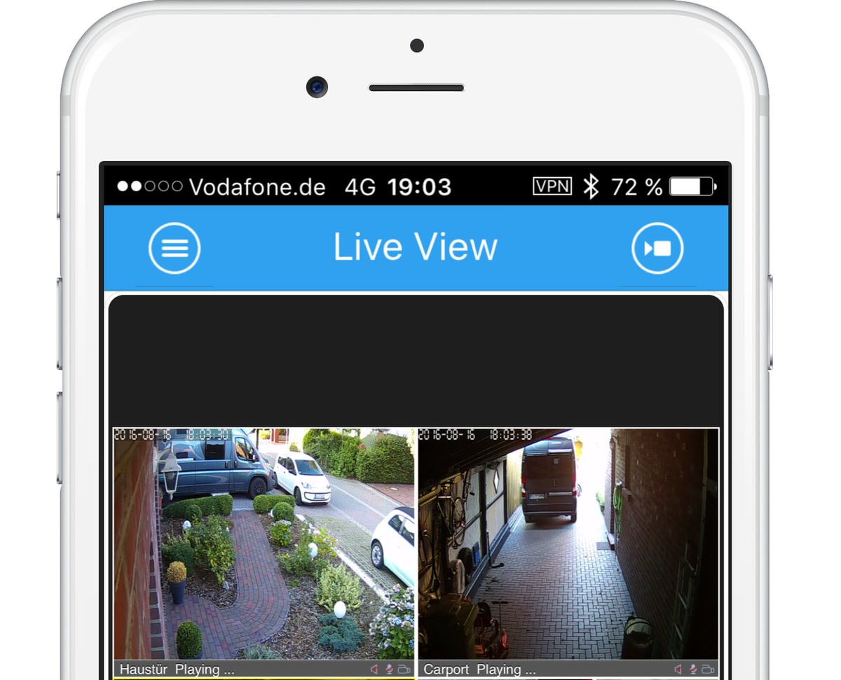 HiKam RTSP Streams sicher per VPN vom iPhone aufrufen - Vpn Rtsp