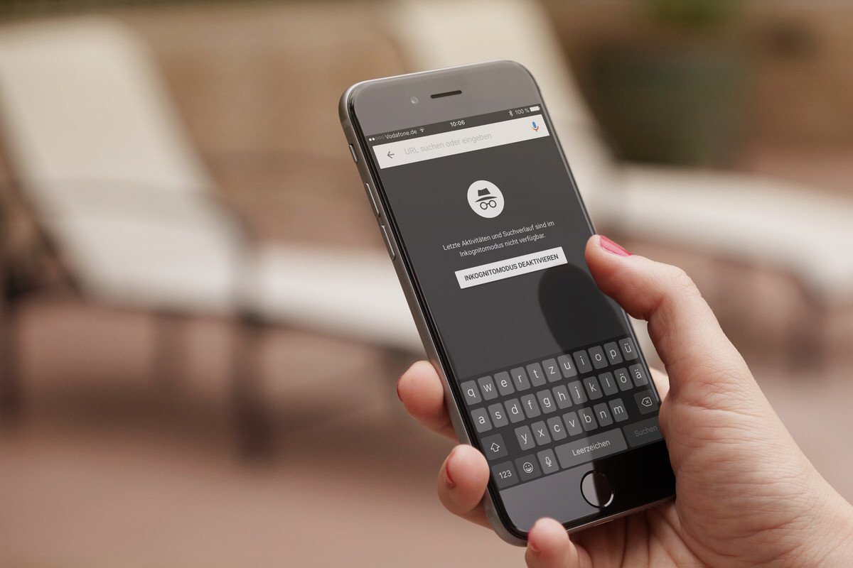 Inkognitomodus in der Google iOS App - Google Inkognitomodus