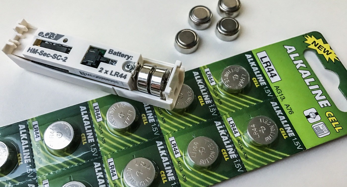 Homematic: Welche Knopfzellen als Ersatz? - Homematic Lr44 Batterien