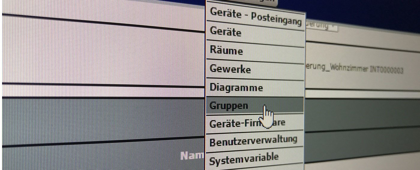 Homematic - Gruppen anlegen und verwalten