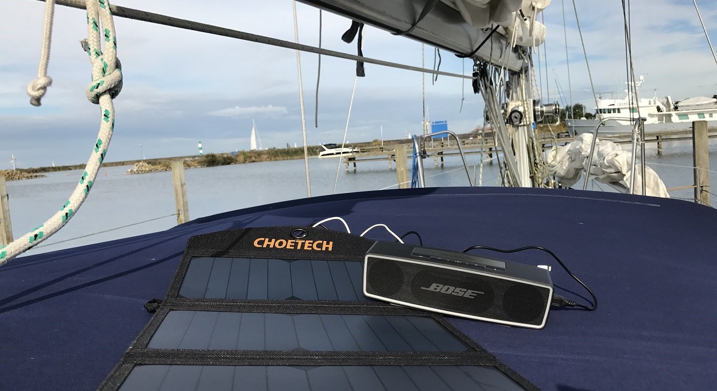 Unabhängig von der Steckdose - Solar-Ladegerät von Choetech - Solarzelle Choetech