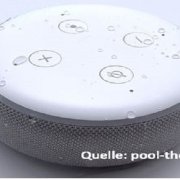 Amazon Echo Dot (3. Gen) Aussenbereich – Alexa wetterfest modifiziert für den Garten