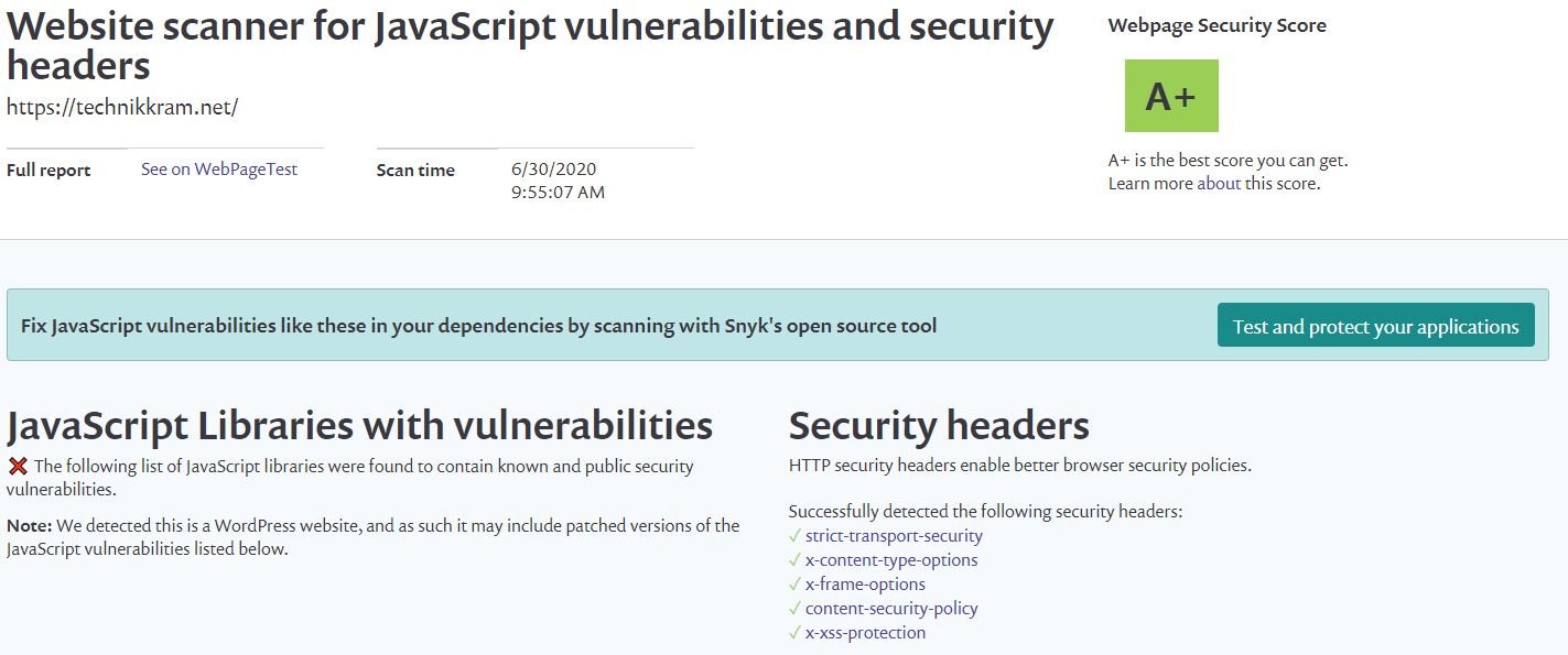 Security Header für nginx einfügen A+ Ranking bei