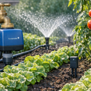 Gartenbewässerung automatisieren: Homematic IP Bewässerungscomputer programmieren – HomeMatic IP Bewässerungssystem automatisiert Gartenbewässerung mit Ventil am Wasserhahn und Bodenfeuchtesensor