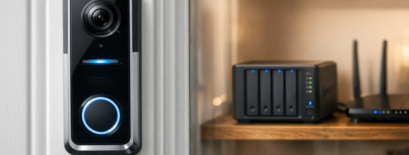 Video-Türklingel Aufnahmen speichern ohne Cloud-Abo – Video-Türklingel mit lokalem NAS-Server für Cloud-freie Aufzeichnung ohne Abo-Kosten