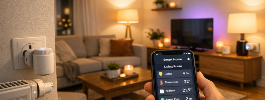 Smart Home in der Mietwohnung: Komplett einrichten ohne Vermieter-Erlaubnis – Smart Home Mietwohnung Setup mit steckbaren Geräten ohne Vermieter-Erlaubnis