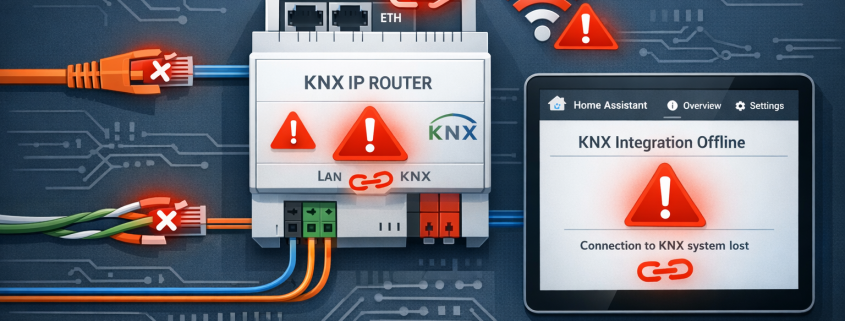 KNX IP Router Verbindung zu Home Assistant bricht ab – KNX IP Router Verbindungsabbruch zu Home Assistant - Smart Home Integration Problem