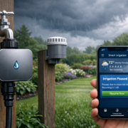 Bewässerung bei Regen stoppen: Wetterbasierte Steuerung – Smart Bewässerungssteuerung mit Regensensor und Smartphone-App für wetterbasierte Gartenbewässerung