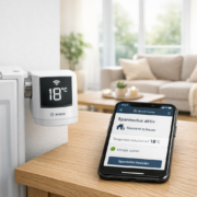 Heizung automatisch runterdrehen wenn niemand da ist – Smart Home Thermostat mit Smartphone App für automatische Heizungssteuerung bei Abwesenheit