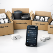 Smart Home Geräte beim Auszug einfach mitnehmen – Smart Home Geräte professionell verpackt für Umzug mit Hue Lampen, Amazon Echo Dot Angebot und Zigbee Sensoren