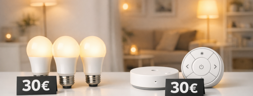 Smartes Licht für Einsteiger - Philips Hue Alternative – IKEA TRÅDFRI Smart-Lampen Starter-Set für 30 Euro als günstige Philips Hue Alternative