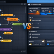 Node-RED vs Home Assistant: Automation-Plattform für Smart Home wählen – Node-RED vs Home Assistant Interface-Vergleich für Smart Home Automation-Plattformen