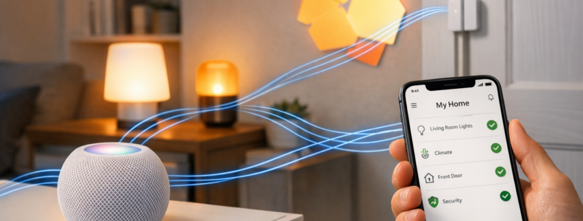 Smart Home umziehen: Matter Geräte in neuer Wohnung einrichten – Smart Home Geräte erfolgreich in neuer Wohnung eingerichtet mit Matter und Thread Technologie