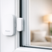 Fenstersensor nachrüsten ohne Bohren: So hält er dauerhaft und löst zuverlässig aus Fenstersensor nachrüsten ohne Bohren - Anleitung – Fenstersensor ohne Bohren am weißen Kunststofffenster mit 3M VHB Klebestreifen montiert