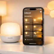 HomeKit Licht per iPhone steuern - Einfache Anleitung – iPhone mit Apple Home-App steuert HomeKit-kompatible Smart-Lampen von Philips Hue