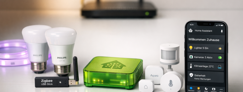 Smart Home ohne Internet: Geht das und ist es sicherer? – Smart Home ohne Internet Setup mit Home Assistant Green, Zigbee-Stick und Philips Hue Geräten