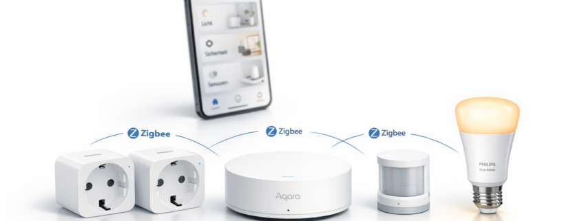 Smart Home für Anfänger: Der komplette Einstieg ohne Vorkenntnisse – Smart Home Starter Set mit Zigbee Hub, smarten Steckdosen und Bewegungsmelder für Anfänger